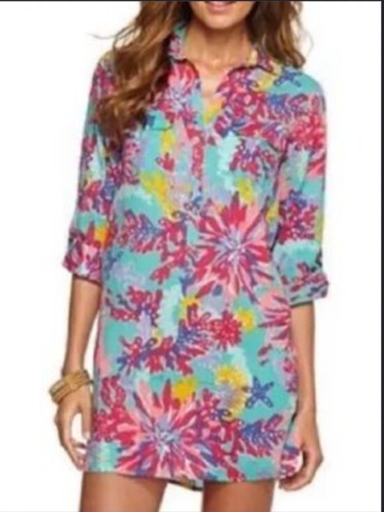 Lilly Pulitzer Dresses & Skirts - Lilly Pulitzer Captiva Tunic Cover Dress